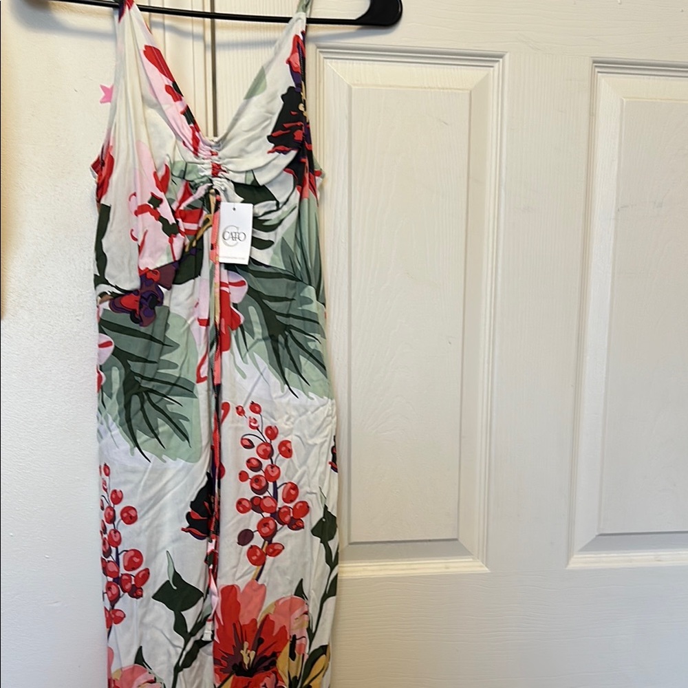 Cato Tropical Floral Maxi Dress